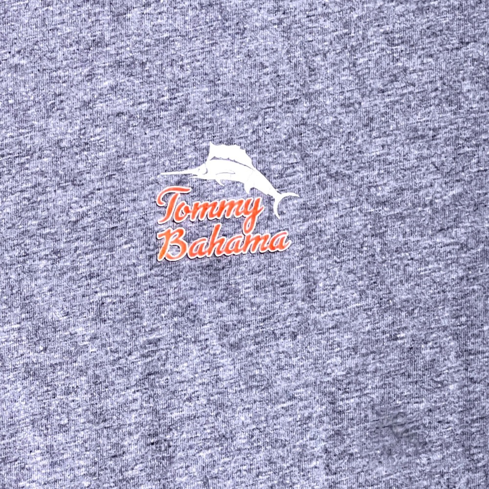 Tommy Bahama Bloody Mary Tee Sz L Mens Morning Anchor Gray Coastal Beach - Picture 8 of 8